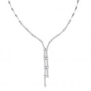 Picture of Designer Diamond Necklace, 14K White Gold