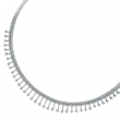 Luxury Diamond Necklace, 14K White Gold