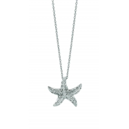 Picture of Diamond Starfish Pendant Necklace
