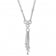 Designer Diamond Necklace 14K White Gold