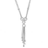 Picture of Designer Diamond Necklace 14K White Gold