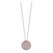 Diamond round necklace