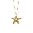 Diamond star necklace