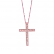 Diamond cross necklace