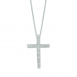 Diamond cross necklace