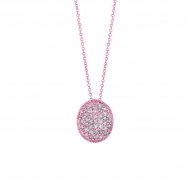 Picture of Diamond oval necklace