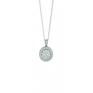 Picture of Diamond oval necklace