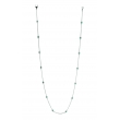5 pointer 14 section 18 blue diamond necklace