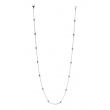 5 pointer 14 section 18 blue diamond necklace