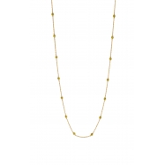 Picture of 5 pointer 14 section 18 yellow diamond necklace