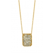 Picture of Diamond rectangular shape necklace
