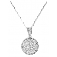 Picture of Diamond round necklace