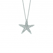 Picture of Diamond starfish necklace