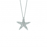 Picture of Diamond starfish necklace