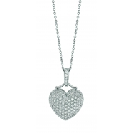 Picture of Diamond heart necklace