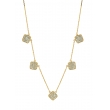 Diamond square necklace