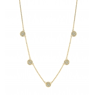 Picture of Diamond round necklace