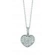 Diamond heart necklace