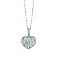 Picture of Diamond heart necklace