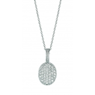 Picture of Diamond oval necklace