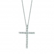 Diamond cross necklace