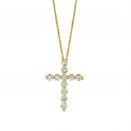 Picture of Diamond cross necklace