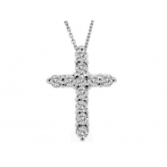 Picture of Diamond cross necklace