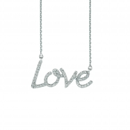 Picture of Diamond love necklace