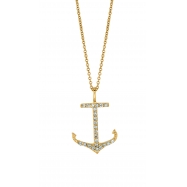Picture of Diamond anchor necklace