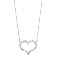 Picture of Diamond heart necklace