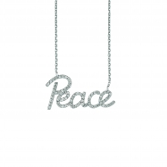 Picture of Diamond peace necklace