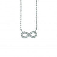 Picture of Diamond infinity necklace