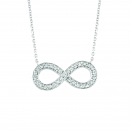 Picture of Diamond infinity necklace
