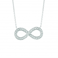 Picture of Diamond infinity necklace