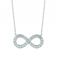 Picture of Diamond infinity necklace