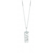 Diamond love necklace