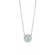 Diamond octagonal shape necklace