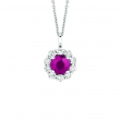Ruby & diamond necklace