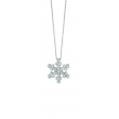 Diamond snow flake necklace