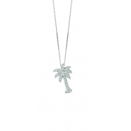 Picture of Diamond palm tree necklace