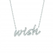 Diamond wish necklace