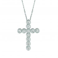 Picture of Diamond cross necklace
