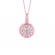 Picture of Diamond round necklace