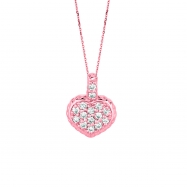 Picture of Diamond heart necklace
