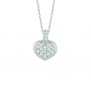 Picture of Diamond heart necklace