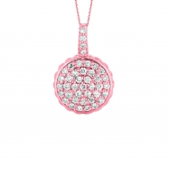 Picture of Diamond round necklace