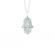 Picture of Diamond hand of god necklace
