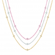 Picture of 3 strand diamond necklace