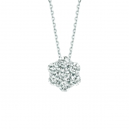 Picture of Diamond flower necklace