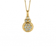 Picture of Diamond round necklace
